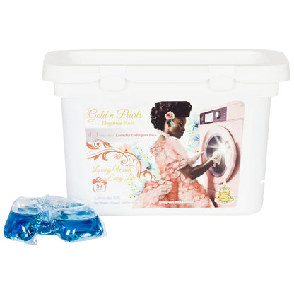 Gold n Pearls 4-in-1 Laundry Detergent Pods - Cherry Velvet (52 Pods)