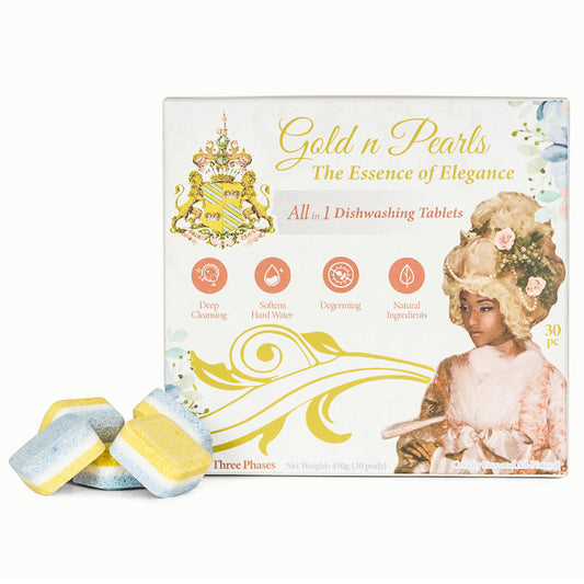 Gold n Pearls Layer Dishwashing Tablet - Individual Bag (30 Tablets)