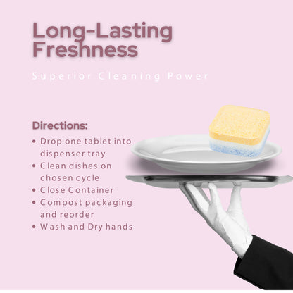 Gold n Pearls Layer Dishwashing Tablet - Individual Bag (30 Tablets)