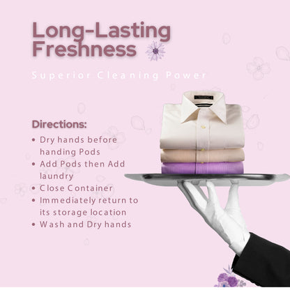 Gold n Pearls 4-in-1 Laundry Detergent Pods - Cherry Velvet (52 Pods)